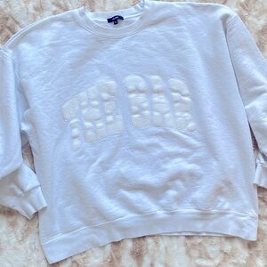 The Bar Classic White Sweatshirt